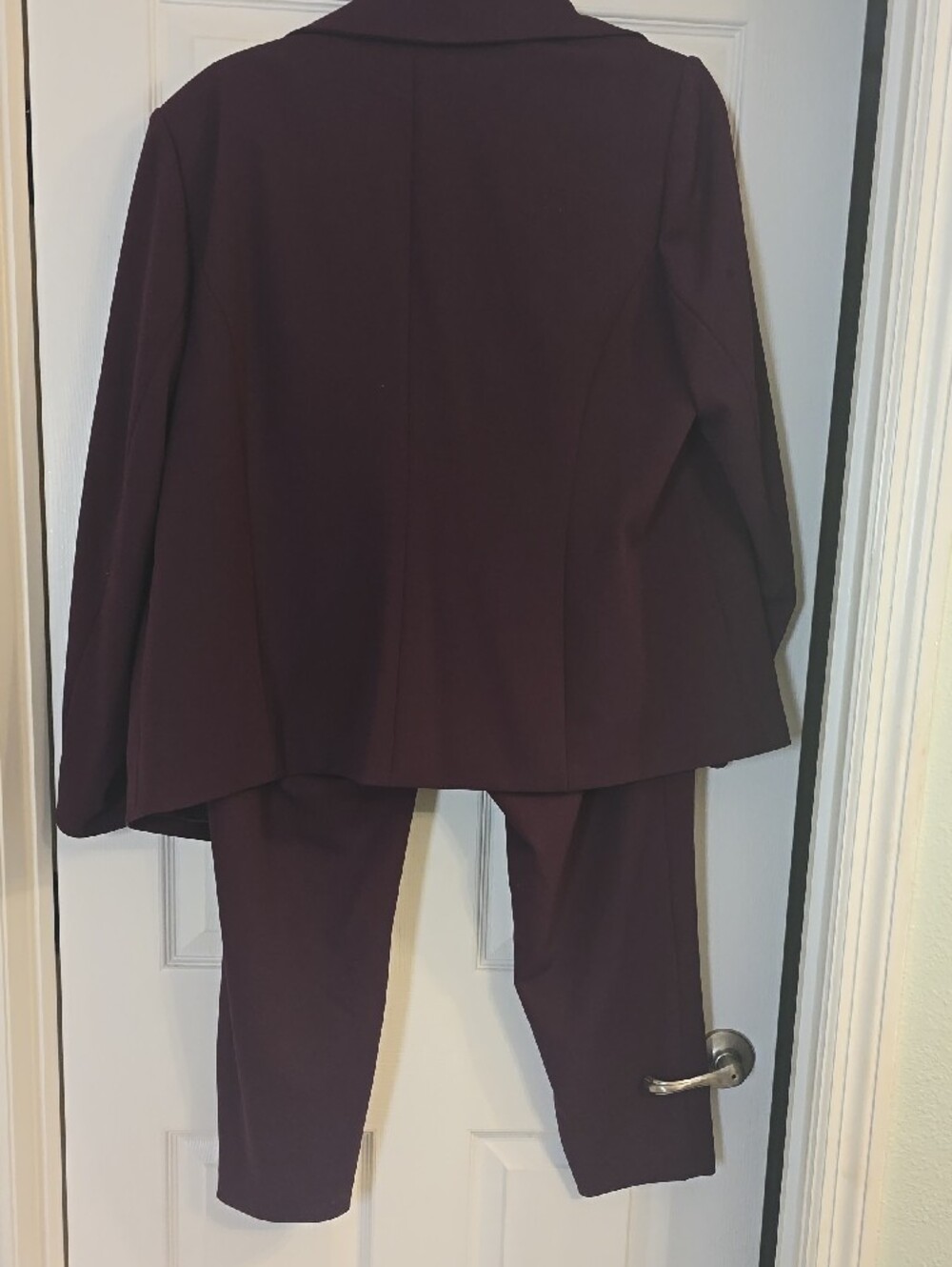 Calvin Klein Women's Plum Two-Piece Suit - Picture 5 of 5